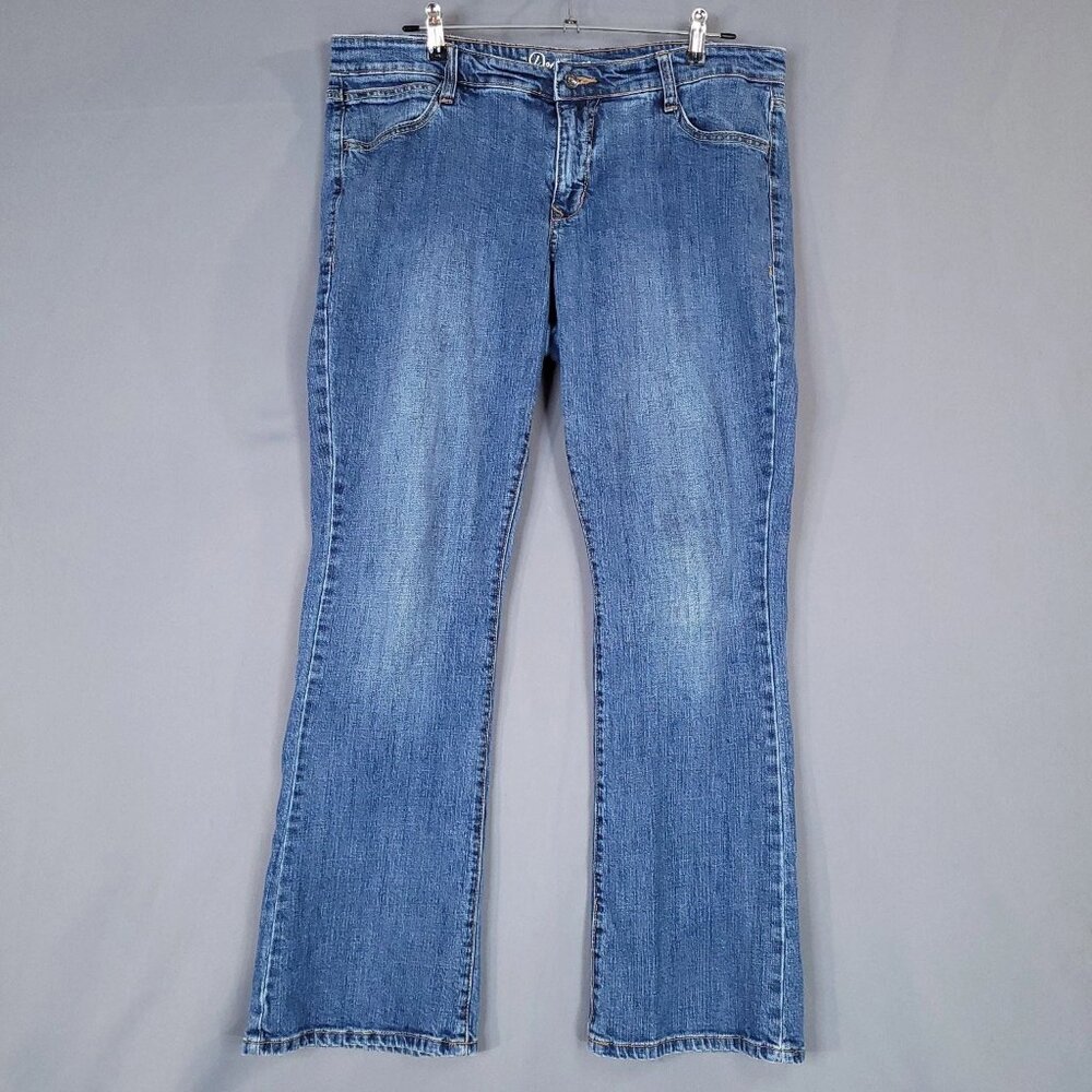 Old Navy Women's Blue Stretch Flare Jeans